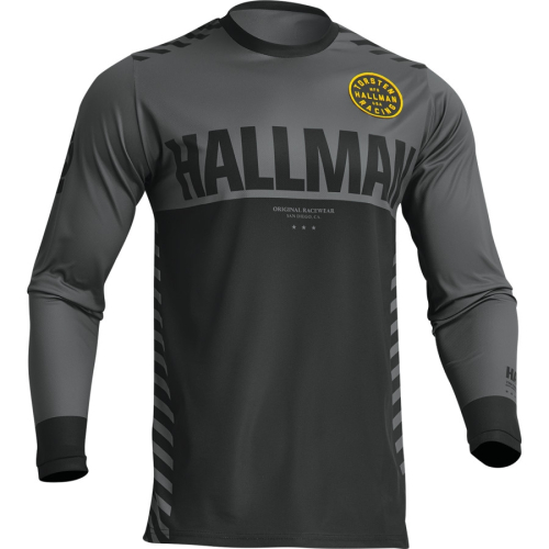 Thor - Thor Hallman Differ Slice Jersey - 2910-7132 - Charcoal/Black - 3XL