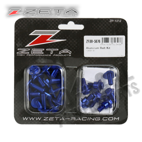 ZETA - ZETA Aluminum Body Bolt Kit - Blue - ZE88-5676