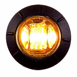 XTC Power Products - XTC Power Products Universal 3/4in. Round T/S Light - LED-AMB-3/4