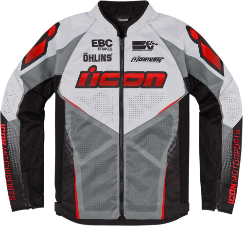 Icon - Icon Hooligan Ultrabolt Jacket - 2820-5540 - Red - Small