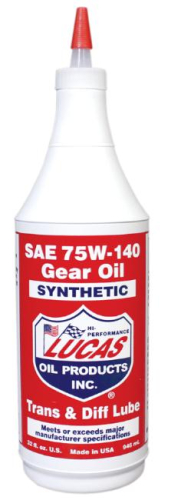 Lucas Oil - Lucas Oil Synthetic Gear Oil - 75W140 - 1qt. - 10121