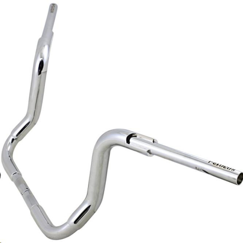 Fat Baggers, Inc. - Fat Baggers, Inc. 1-1/2in. EZ Install Round Top Handlebar - Chrome - 803012