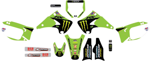 DCOR - DCOR 2021 Monster Energy Complete Graphic Kit - White - 20-20-501