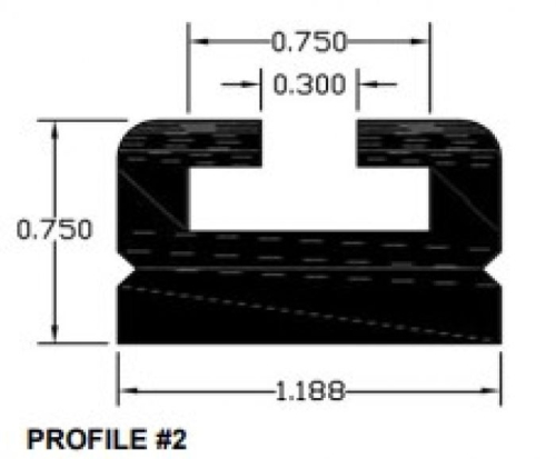 SPI - SPI Slide Profile 2 - Black - 56in. - 102-56-80