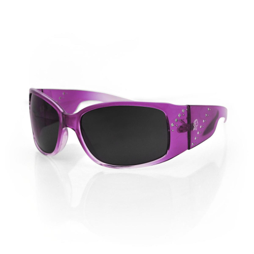 Zan Headgear - Zan Headgear Boise Womens Sunglasses - EZBE03 - Purple / Smoke Lens - OSFM