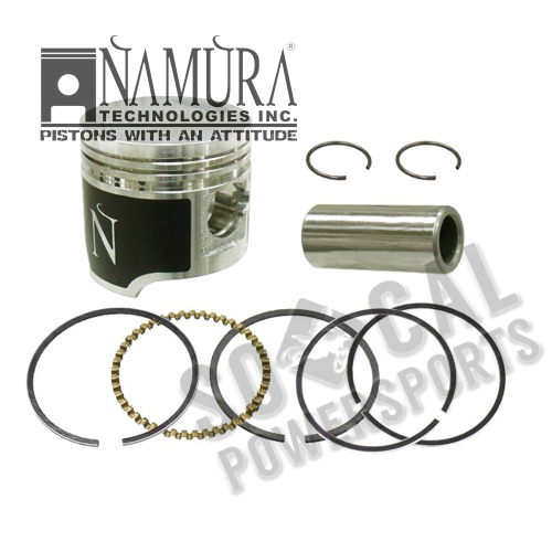 Namura Technologies - Namura Technologies Piston Kit - 0.50mm Oversized to 39.50mm, 10.0:1 Compression - NX-10051-2