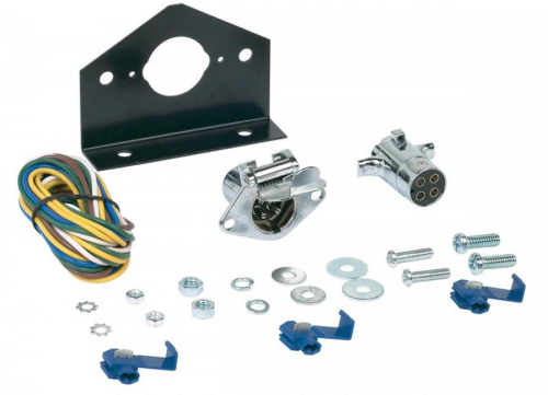 Hopkins Towing Solutions - Hopkins Towing Solutions 4 Pole Round Connector Kit - 48285