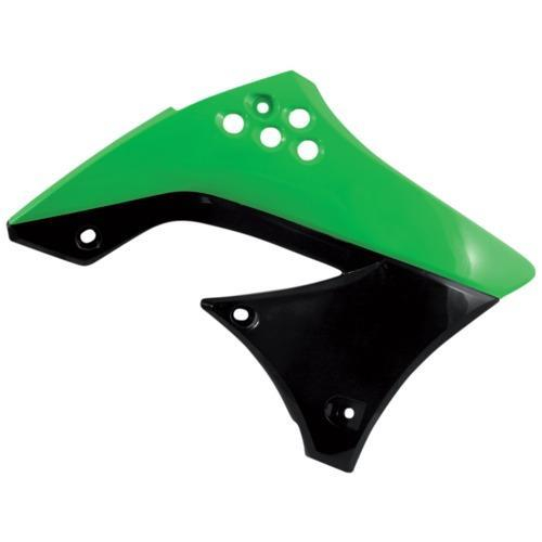 Polisport - Polisport Radiator Shroud - Black/Green 05 - 8415900004