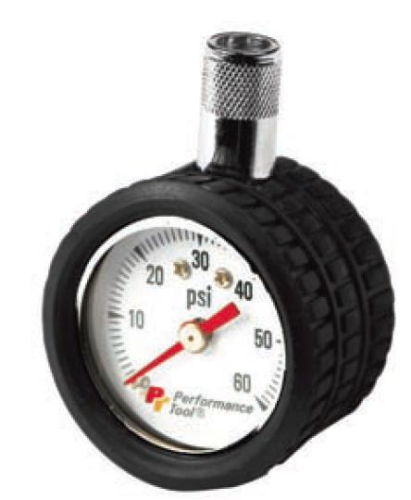 Performance Tools - Performance Tools Mini Dial Tire Pressure Gauge - W9105