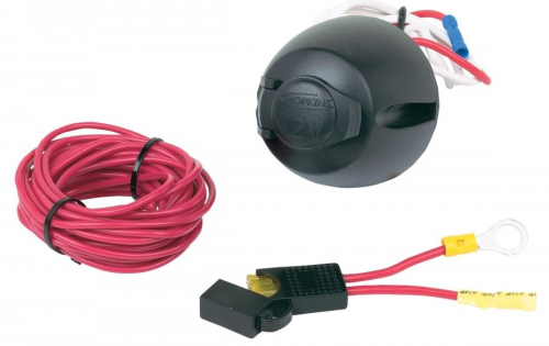 Hopkins Towing Solutions - Hopkins Towing Solutions 12V Power Socket w/ 17ft. Power Wire - 55115