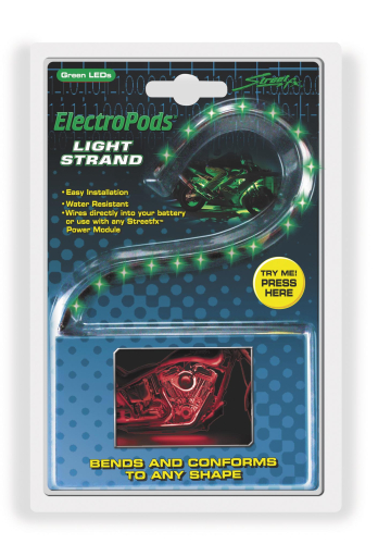 Street FX - Street FX Electropods Strip Lights - Green - 1043052