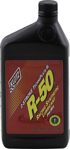 Klotz Oil - Klotz Oil R-50 Synthetic 2T Racing Techniplate Oil - 1qt. - KL104