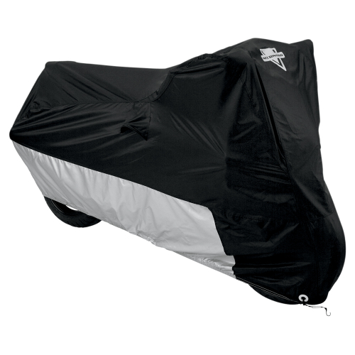 Nelson-Rigg - Nelson-Rigg MC-904 Defender Deluxe Motorcycle Cover - Black/Silver - Medium - MC-904-02-MD