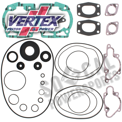 Vertex - Vertex Gasket Set with Oil Seal - 711212