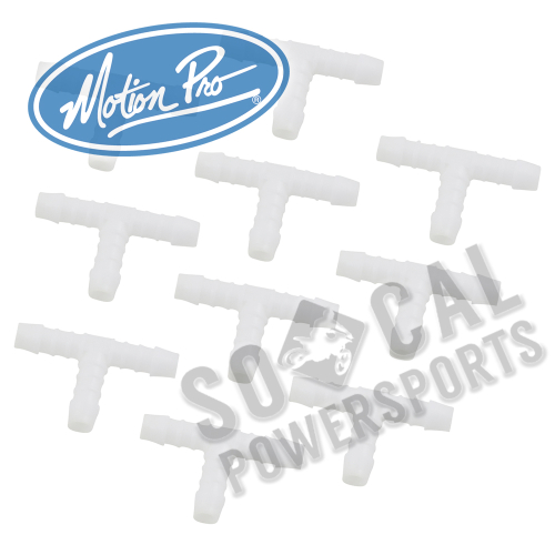 Motion Pro - Motion Pro Fuel Line Fitting Kit - 3/8in. T-connectors - 12-0021