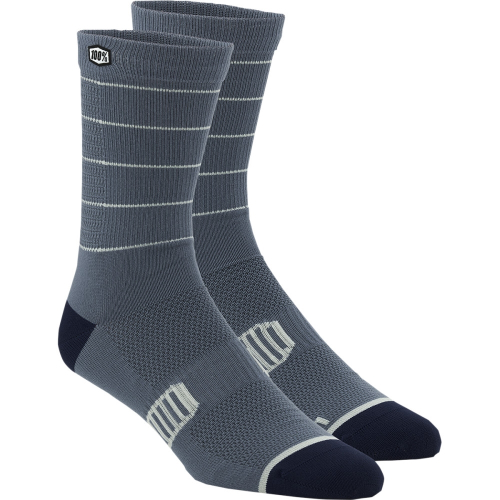 100% - 100% Advocate Socks - 24017-458-17 - Slate/Navy - Sm-Md