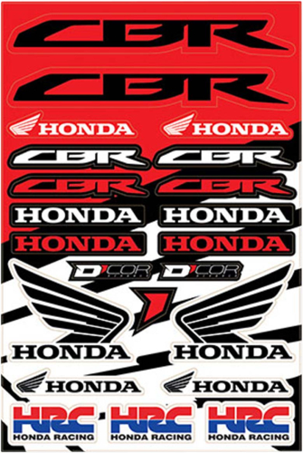 DCOR - DCOR Street Decal Sheet - Honda - 40-10-102