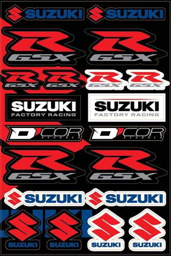 DCOR - DCOR Street Decal Sheet - Suzuki - 40-40-105