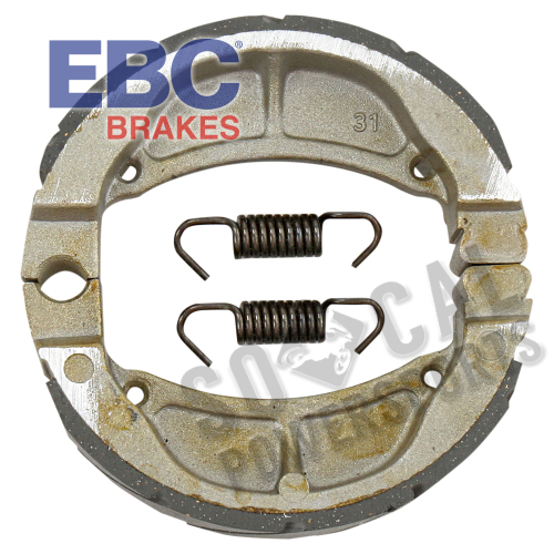 EBC - EBC Grooved Brake Shoes - 715G