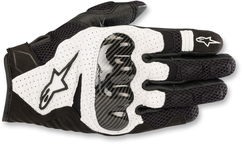 Alpinestars - Alpinestars SMX-1 V2 Air Gloves - 3570518-12-L - Black/White - Large