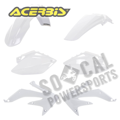 Acerbis - Acerbis Plastic Kit - White - 2082050002