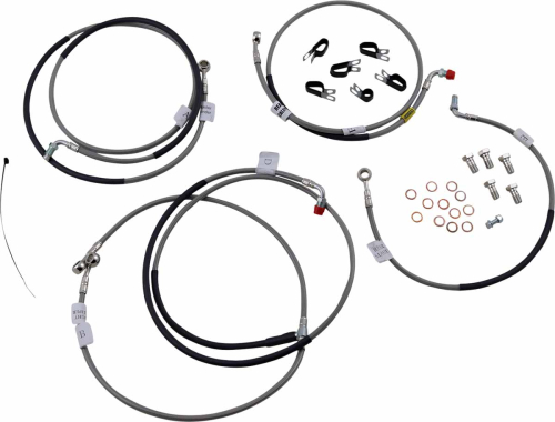 Galfer Brakes - Galfer Brakes Stainless Steel Front Hydraulic Brake Line Kit - FK003D811-6