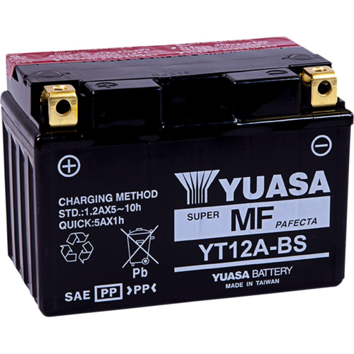 Yuasa - Yuasa Maintenance Free Battery - YT12A-BS - YUAM32ABS (PLT-180)