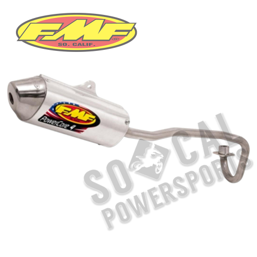 FMF Racing - FMF Racing PowerCore 4 Spark Arrestor Full System with Stainless Steel Header - 041534