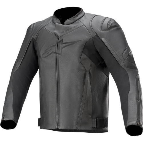 Alpinestars - Alpinestars Faster V2 Leather Jacket - 3103521-1100-48 - Black - 48