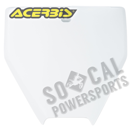 Acerbis - Acerbis Front Number Plate - White 20 - 2732016811