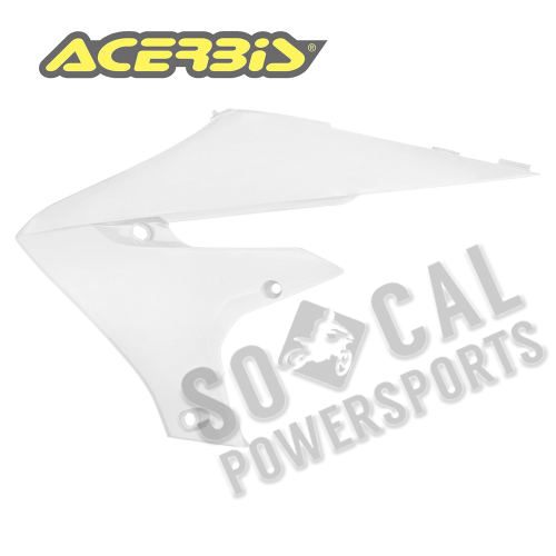 Acerbis - Acerbis Radiator Shrouds - White - 2685870002