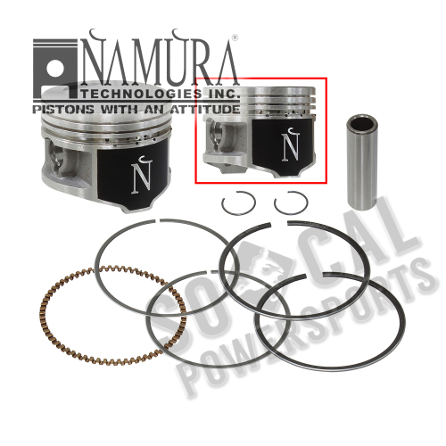 Namura Technologies - Namura Technologies Piston Kit - Standard Bore 65.47mm - NX-10200