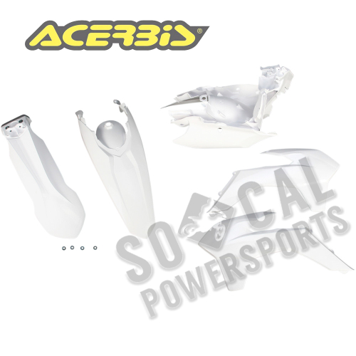 Acerbis - Acerbis Plastic Kit - White - 2314310002