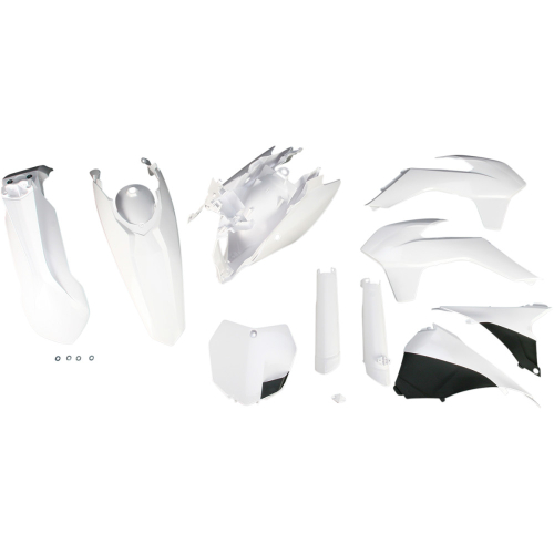 Acerbis - Acerbis Full Plastic Kit - White - 2314330002