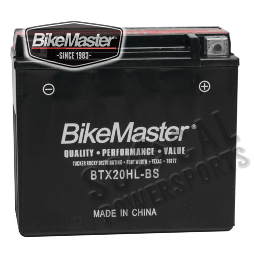 BikeMaster - BikeMaster High Performance Maintenance Free Battery - 781322