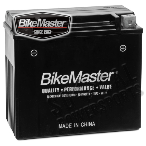 BikeMaster - BikeMaster High Performance Maintenance Free Battery - 781307