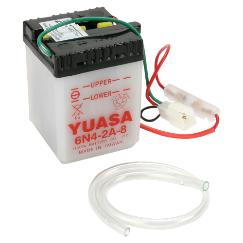 Yuasa - Yuasa Conventional 6V Battery - 6N4-2A-8 - YUAM2648A