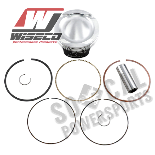 Wiseco - Wiseco Piston Kit - Standard Bore 100.94mm, 8.4:1 Compression - 40038M10050