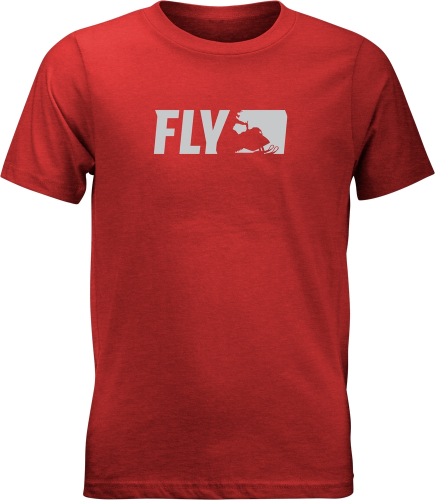 Fly Racing - Fly Racing Primary Youth T-Shirt - 352-0527YL - Red - Large