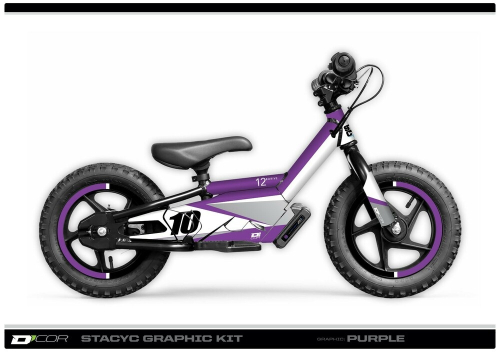 DCOR - DCOR Purple Stacyc Graphics Kit for 16in. Brushless - 10-80-208B