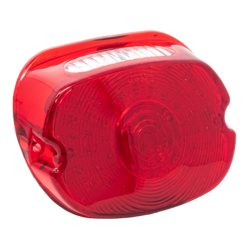 Letric Lighting Co. - Letric Lighting Co. Slantback LED Taillight - Low-Profile LED Without Top Tag Window - Red - LLC-SLTL-R