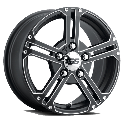 ITP - ITP SS112 Wheel - 15x7 - 6+1 Offset - 5/4.5 - Machined/Black - 15SS545BX