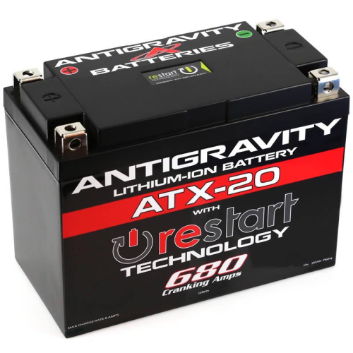 Antigravity Batteries - Antigravity Batteries RE-START Lithium-Ion Battery - YTX20 Case Style - AG-ATX20-RS