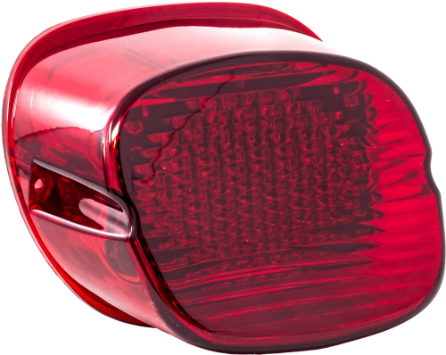 Letric Lighting Co. - Letric Lighting Co. Slantback LED Taillight - Deluxe LED W/O Tag Window - Red - LLC-DS-R