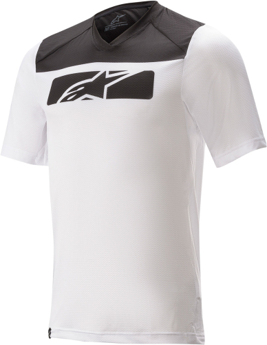 Alpinestars - Alpinestars Drop 4.0 Short-Sleeve Jersey - 1766220-21-XL - White/Black - X-Large