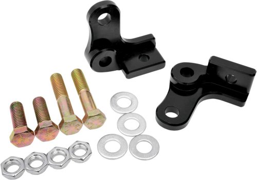 LA Choppers - LA Choppers Black Lowering Kit - 1in. Drop - Aluminum Construction - 1304-0206