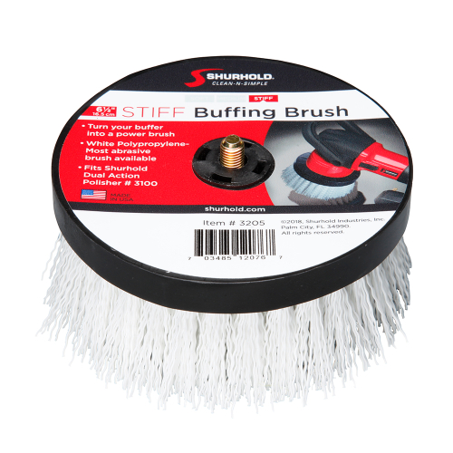 Shurhold - Shurhold 6-&#189;" Stiff Brush f/Dual Action Polisher