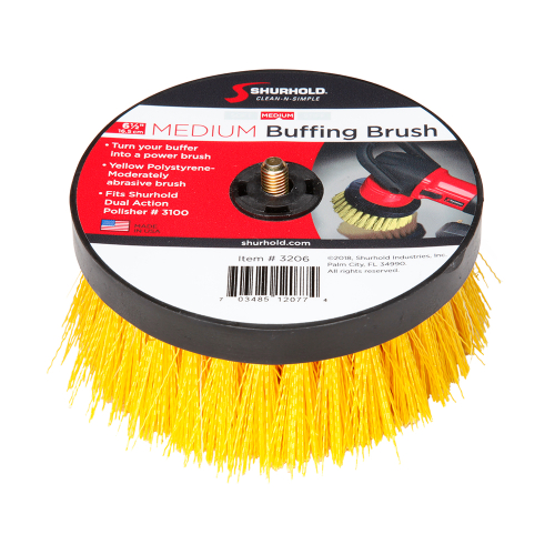 Shurhold - Shurhold 6-&#189;" Medium Brush f/Dual Action Polisher