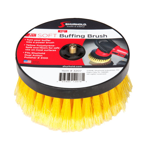 Shurhold - Shurhold 6-&#189;" Soft Brush f/Dual Action Polisher