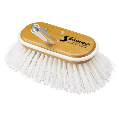 Shurhold - Shurhold 6" Polypropylene Stiff Bristle Deck Brush